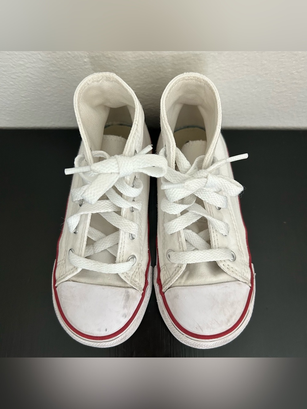 Converse Chuck Taylor All Star Toddler Hi Top Optical White Little Kid Size 10 - Picture 5 of 8